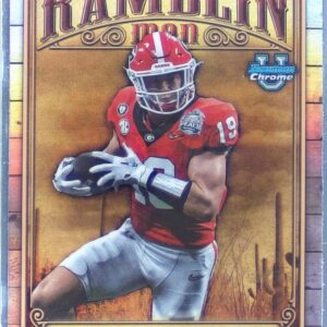 2023 Bowman University Chrome Brock Bowers RC #RM-1 Bulldogs Ramblin' Man