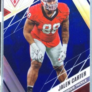 2023 Chronicles Draft Jalen Carter /99 #16 Bulldogs Phoenix Blue