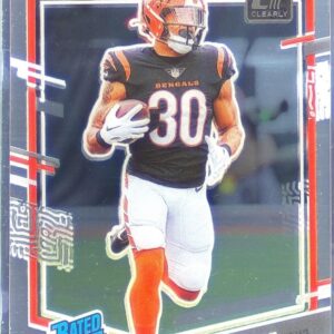 2023 Clearly Donruss Chase Brown RC #55 Bengals
