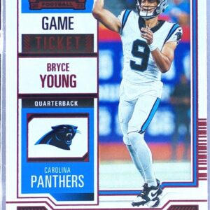 2023 Contenders Bryce Young Game Ticket Bronze RC #15 Panthers