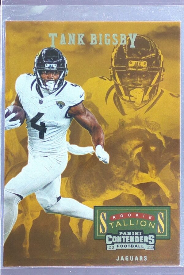 2023 Contenders Tank Bigsby RC #12 Jaguars Rookie Stallions