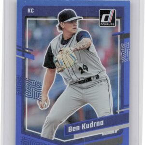 2023 Donruss Ben Kudrna Holo Blue #132 Royals