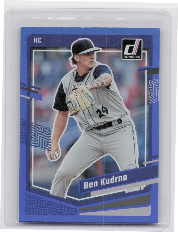 2023 Donruss Ben Kudrna Holo Blue #132 Royals