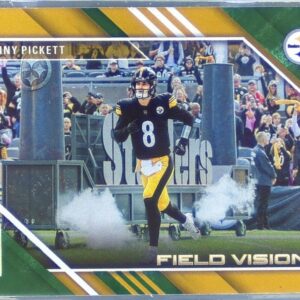 2023 Donruss Elite Kenny Pickett #FV-10 Steelers Field Vision Green