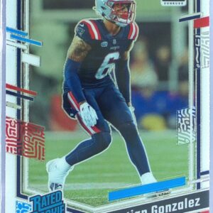 2023 Donruss Optic Christian Gonzalez RC #274 Patriots