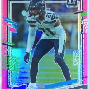 2023 Donruss Optic Devon Witherspoon Pink RC #292 Seahawks