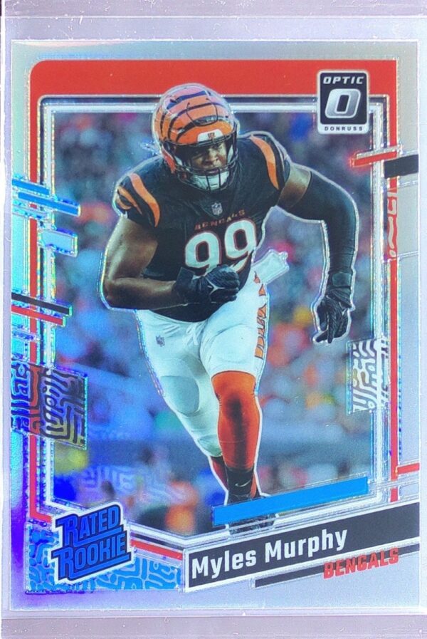 2023 Donruss Optic Myles Murphy Holo RC #222 Bengals