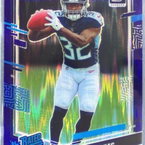 2023 Donruss Optic Tyjae Spears Purple Shock RC #297 Titans