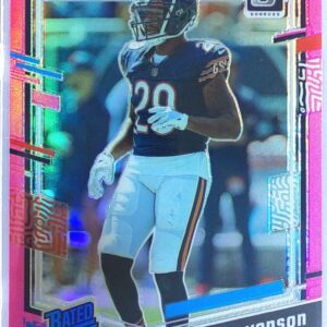 2023 Donruss Optic Tyrique Stevenson Pink RC #219 Bears