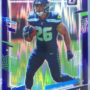 2023 Donruss Optic Zach Charbonnet Purple Shock RC #294 Seahawks