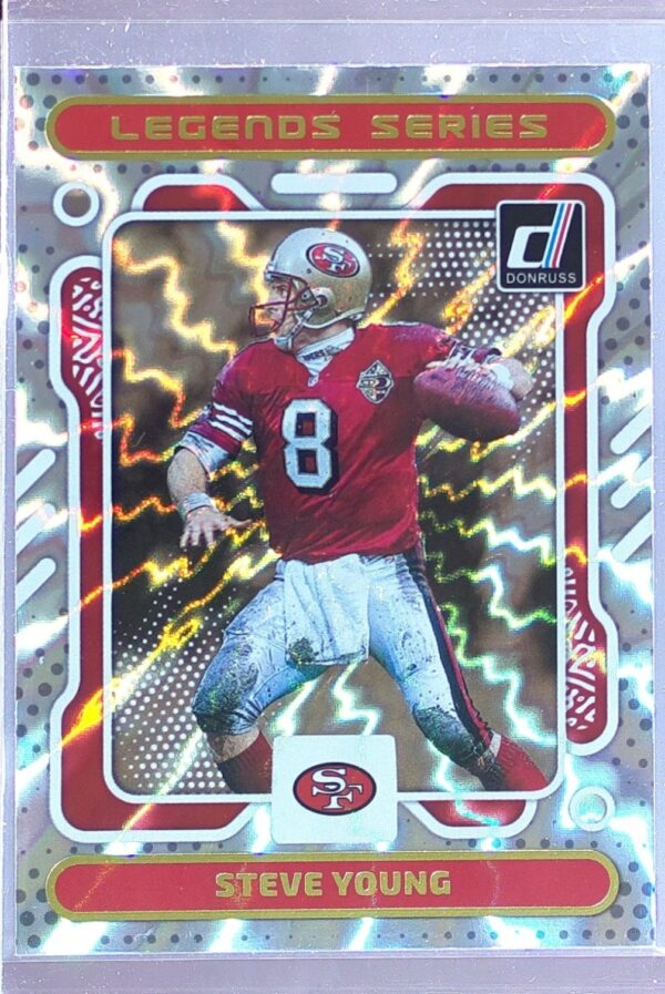 2023 Donruss Steve Young #TLS-15 49ers The Legends Series