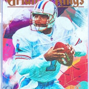 2023 Donruss Warren Moon #ATG-12 Oilers All Time Gridiron Kings