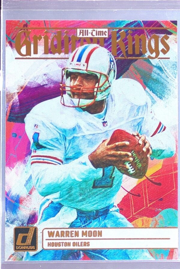 2023 Donruss Warren Moon #ATG-12 Oilers All Time Gridiron Kings
