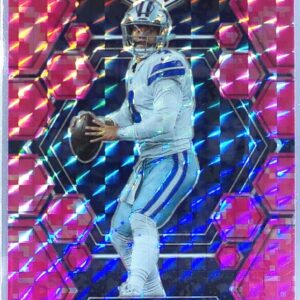 2023 Mosaic Dak Prescott Camo Pink Mosaic #55 Cowboys