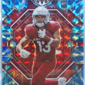 2023 Mosaic Michael Wilson Reactive Blue Mosaic RC #350 Cardinals