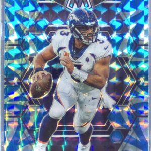 2023 Mosaic Russell Wilson Reactive Blue Mosaic #65 Broncos