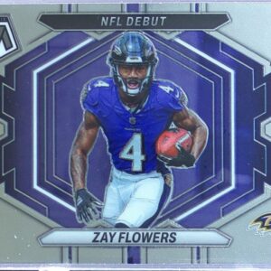 2023 Mosaic Zay Flowers RC #ND-18 Ravens
