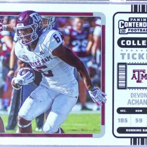 2023 Panini Chronicles Draft Picks Devon Achane #11 Aggies Contenders College