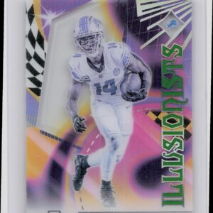 2023 Panini Illusions Amon-Ra St. Brown #1 Lions Illusionists Emerald