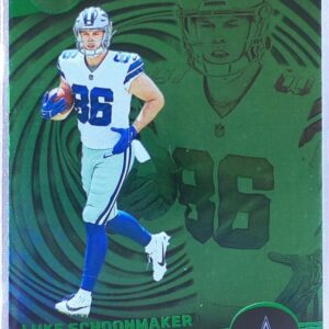 2023 Panini Illusions Luke Schoonmaker Emerald Trophy Collection RC #30 Cowboys