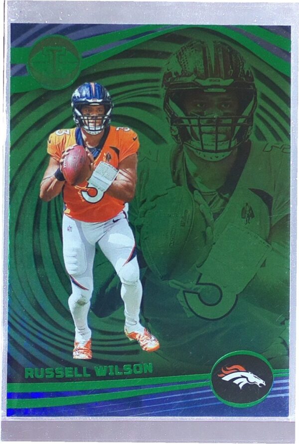 2023 Panini Illusions Russell Wilson Emerald Trophy Collection #33 Broncos
