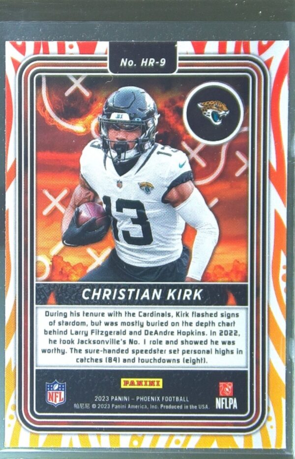 2023 Panini Phoenix Christian Kirk #HR-9 Jaguars Hot Routes - Image 3