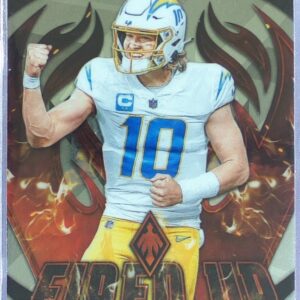 2023 Panini Phoenix Justin Herbert #FU-3 Chargers Fired Up