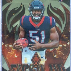 2023 Panini Phoenix Will Anderson Jr. RC #FU-18 Texans Fired Up