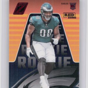 2023 Panini Zenith Jalen Carter Red Zone RC #148 Eagles