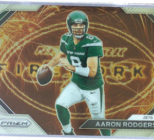 2023 Prizm Aaron Rodgers #F-7 Jets Fireworks
