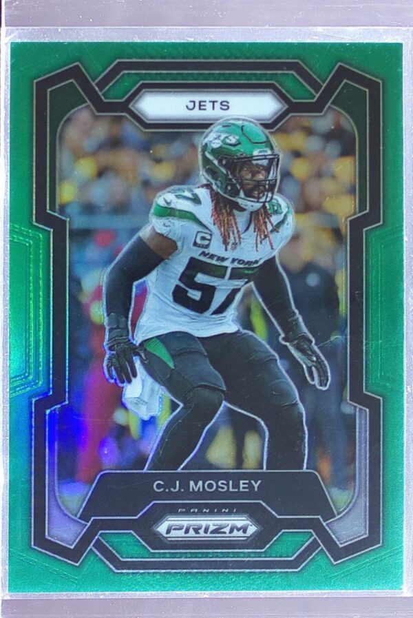 2023 Prizm C.J. Mosley Green #230 Jets