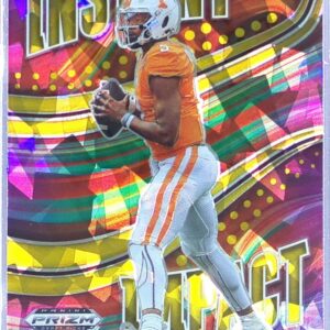 2023 Prizm Draft Picks Hendon Hooker RC #II-5 Volunteers Instant Impact Gold Ice