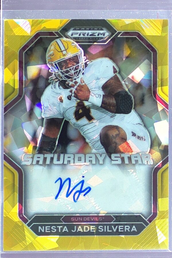 2023 Prizm Draft Picks Nesta Jade Silvera Auto RC #SSS-NJS Devils Saturday Star