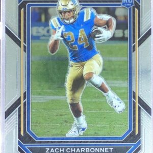 2023 Prizm Draft Picks Zach Charbonnet RC #124 Bruins