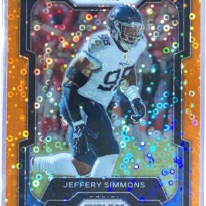 2023 Prizm Jeffery Simmons Orange Disco #286 Titans