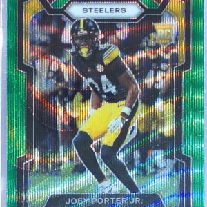 2023 Prizm Joey Porter Jr. Green Wave RC #386 Steelers