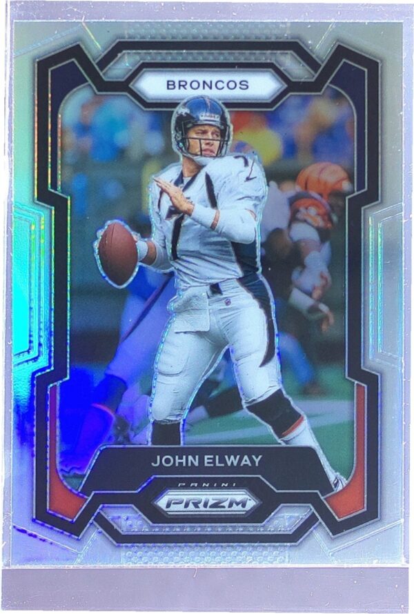 2023 Prizm John Elway Silver #89 Broncos