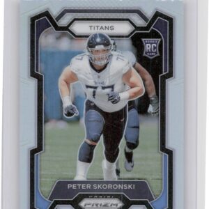 2023 Prizm Peter Skoronski Silver #395 Titans