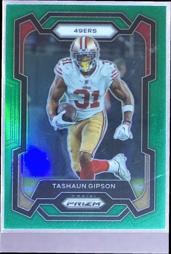 2023 Prizm Tashaun Gipson Green #273 49ers
