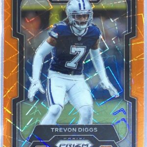2023 Prizm Trevon Diggs Orange Lazer #82 Cowboys