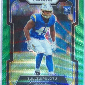 2023 Prizm Tuli Tuipulotu Green Wave RC #354 Chargers