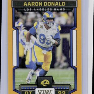 2023 Score Aaron Donald Gold  #165 Rams