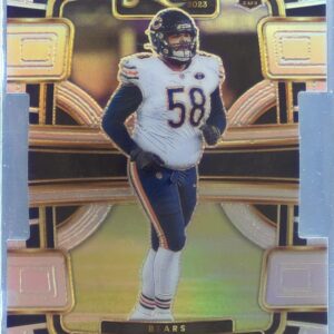 2023 Select Darnell Wright Silver Prizms Die Cuts RC #17 Bears