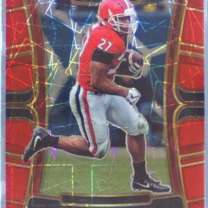 2023 Select Draft Picks Nick Chubb Red Lazer Prizm #45 Bulldogs