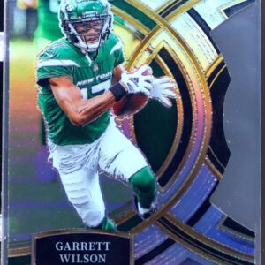 2023 Select Garrett Wilson Silver Prizms Die Cuts #115 Jets