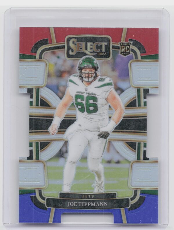 2023 Select Joe Tippmann Tri Color Prizms /259 RC #78 Jets