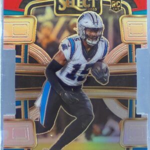 2023 Select Jonathan Mingo Red and Blue Prizms Die Cuts RC #16 Panthers