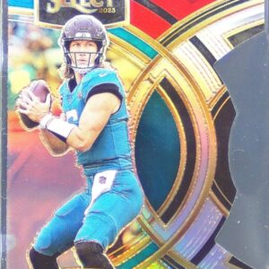 2023 Select Trevor Lawrence Red and Yellow Prizms Die Cuts #181 Jaguars