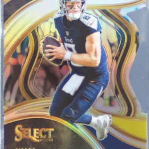 2023 Select Will Levis Red and Yellow Prizms Die Cuts RC #206 Titans