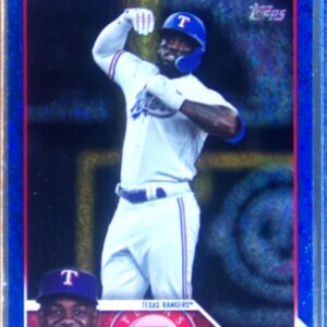 2023 Topps Adolis Garcia Blue Foilboard /999 #601 Rangers